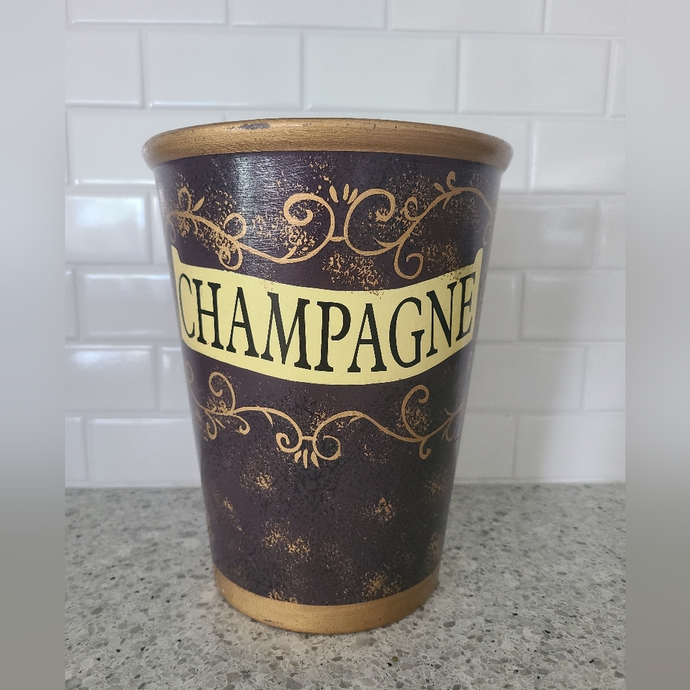 Style Eyes By Baum Brothers Champagne Bottle Cooler / Utensil Holder